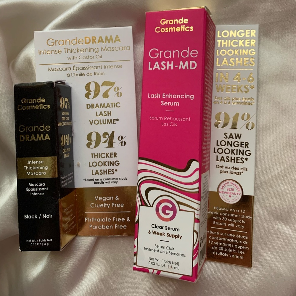 Grande Lash+ Grande Drama Mascara Duo